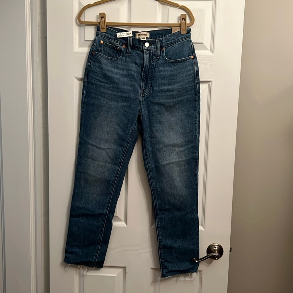 NWT The Perfect Vintage Jean in Earlside Wash: Raw-Hem Edition